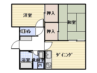 プチドール101間取り図